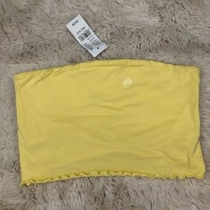 Pacsun Yellow Tube Top